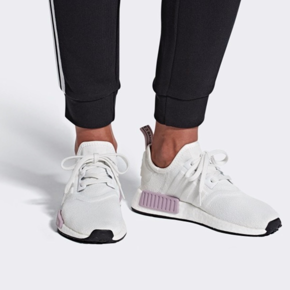 NWT adidas NMD_R1 White Running Workout Shoes - Picture 5 of 8